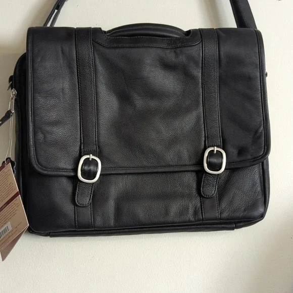 Canyon Outback Leather Goods, Inc. Unisex Leather Briefcase - Picture 3 of 7